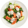 Салат з мусом авокадо та лососем Miata Place